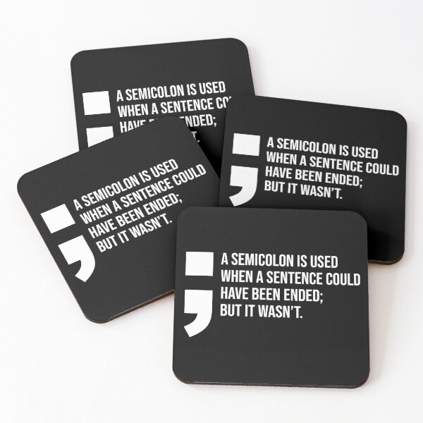 Item preview, Semicolon Mental Health Awareness designed and sold by JackCurtis1991.