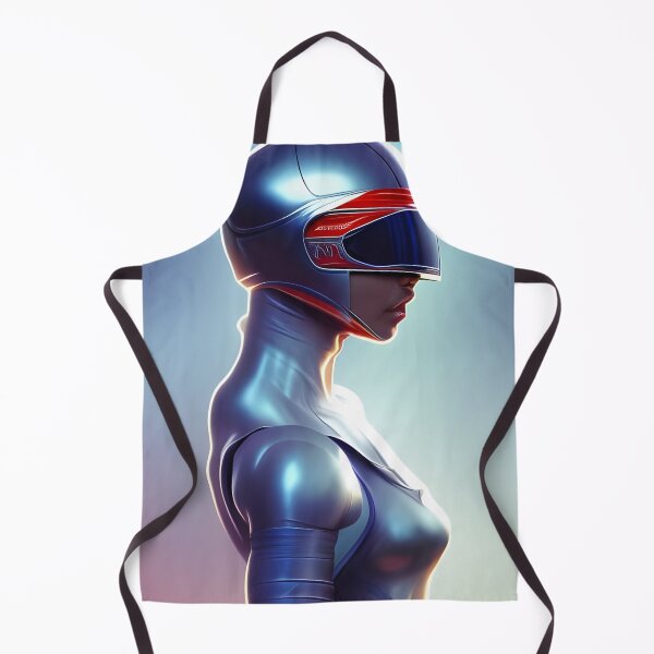 Item preview, Woman in futuristic helmet designed and sold by brandway.