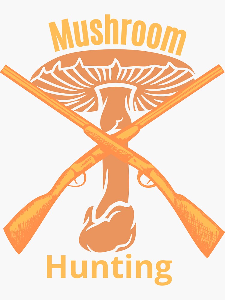 "Gift idea for mushroom hunters Mushroom hunting" Sticker for Sale by