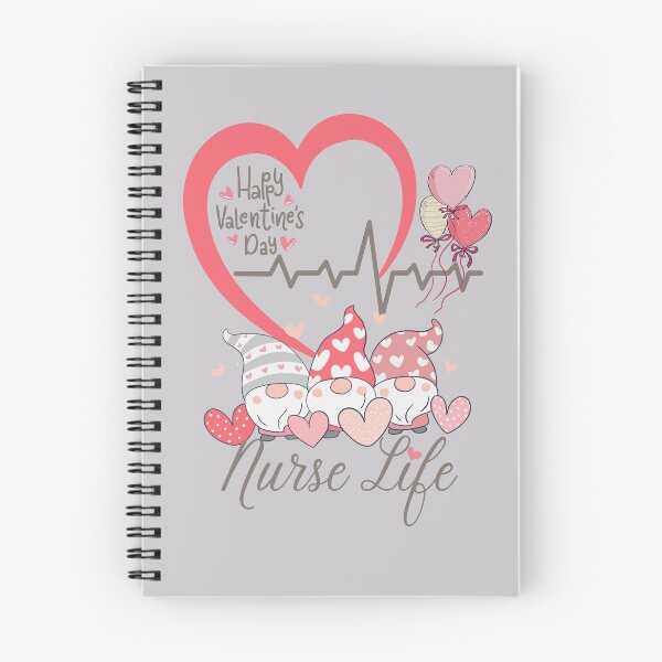 Item preview, Nurse and Doctor Heartline Gnome Happy Valentine's Day Design for doctors, nurses, LPN, PA and CNA designed and sold by tranquilbeach.