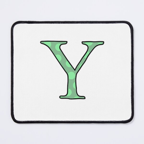 Item preview, Green Polka Dots - Letter Y, Greek Letter Upsilon designed and sold by 618LexaR.