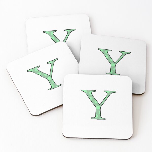 Item preview, Green Polka Dots - Letter Y, Greek Letter Upsilon designed and sold by 618LexaR.