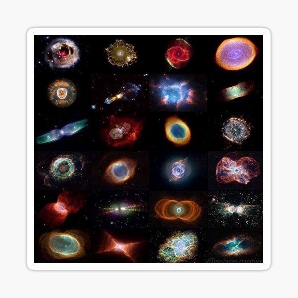 The most spectacular nebulae in the Universe #nebula #Universe Sticker
