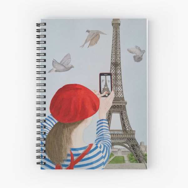 Item preview, French girl tourist in Paris designed and sold by veroniquecole.