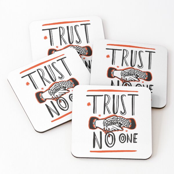 Item preview, Trust no one trust no body old tattoo old school  designed and sold by Tropical Blood.