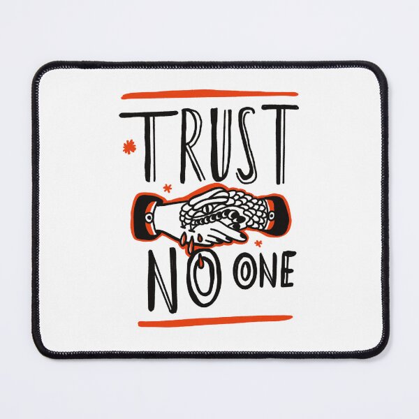 Item preview, Trust no one trust no body old tattoo old school designed and sold by Tropical Blood.