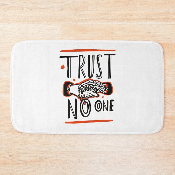 Item preview, Trust no one trust no body old tattoo old school  designed and sold by Tropical Blood.