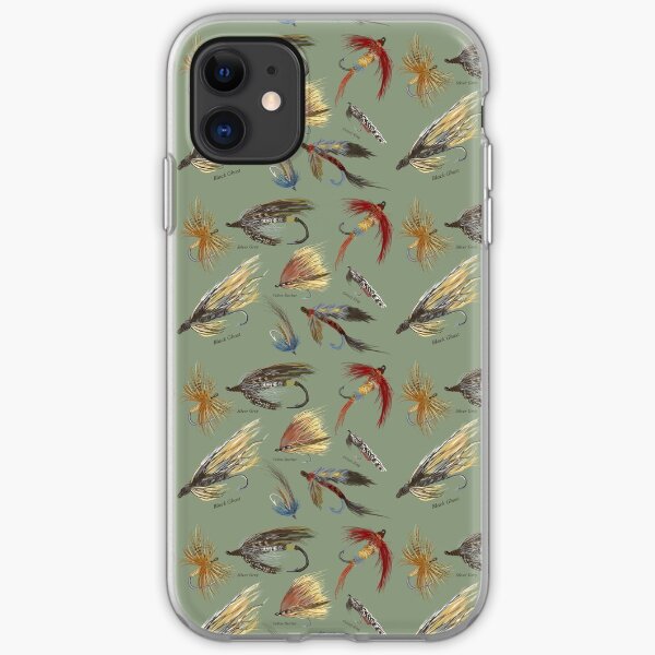 Fly Fishing with Hand Tied flies! iPhone Soft Case