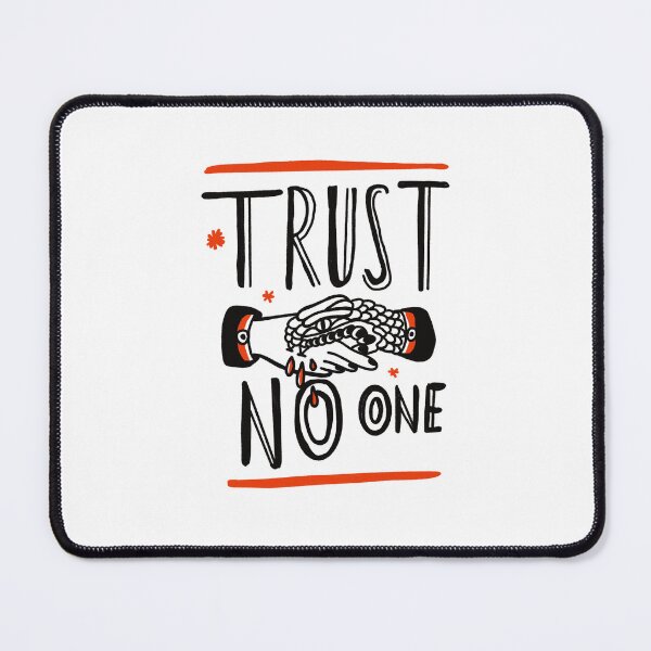 Item preview, Trust no one trust no body old tattoo old school  designed and sold by Tropical Blood.