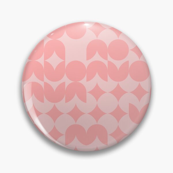 Item preview, Girly Pinkish Geometric Pattern - Flowers & Stars #15 designed and sold by Trendy-Now.
