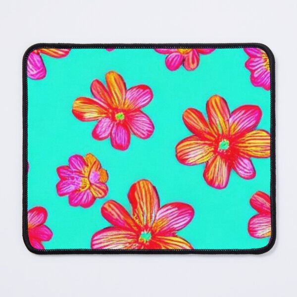 Item preview, Abstract Flower Pattern - Blue and Pink designed and sold by EnzoVectorism.