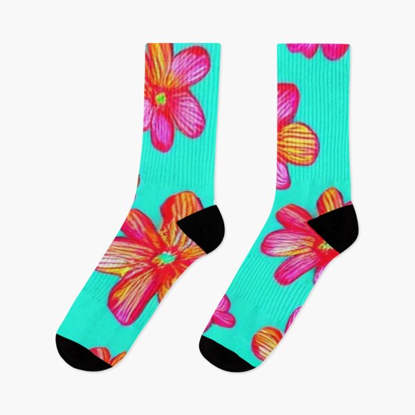 Item preview, Abstract Flower Pattern - Blue and Pink designed and sold by EnzoVectorism.