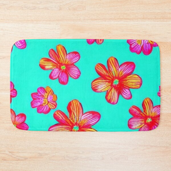 Item preview, Abstract Flower Pattern - Blue and Pink designed and sold by EnzoVectorism.