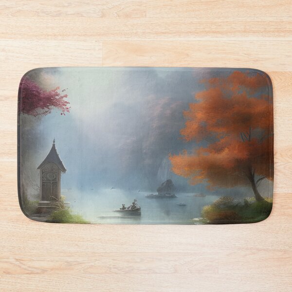 Item preview, Fantasy Landscape Down the River designed and sold by artmanikin.