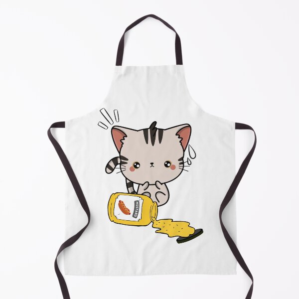 Item preview, Cute Tabby Cat Spilled mustard Sauce designed and sold by Pet Station.