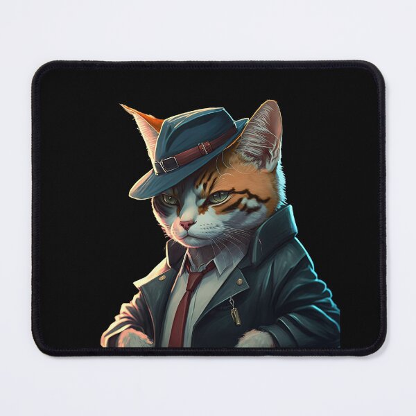 Item preview, Cat detective designed and sold by AnimalArtPhotos.