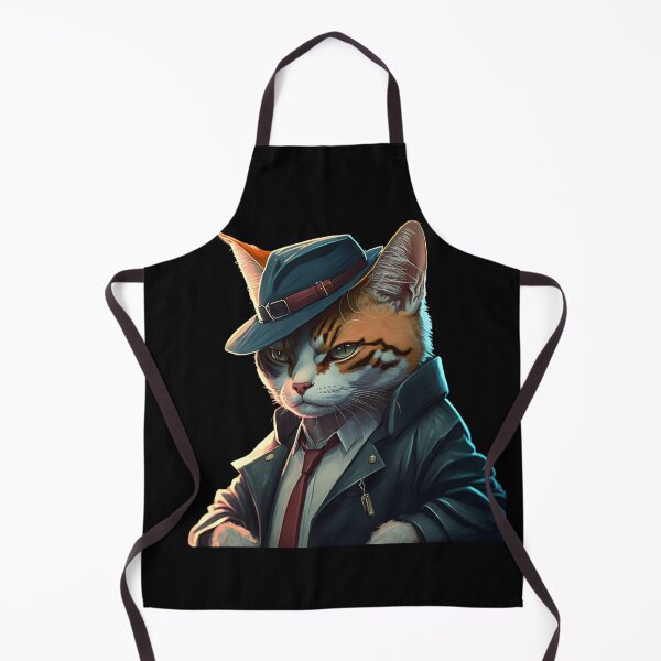 Item preview, Cat detective designed and sold by AnimalArtPhotos.