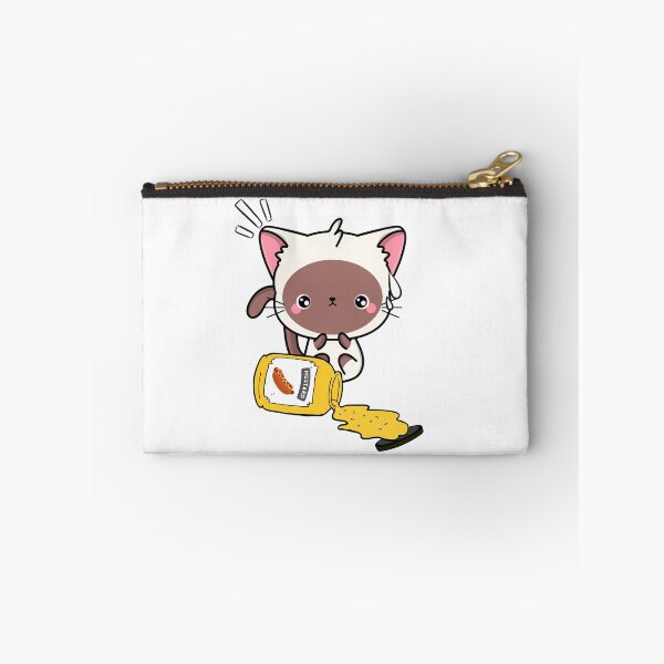 Item preview, Cute White Cat Spilled mustard  designed and sold by Pet Station.