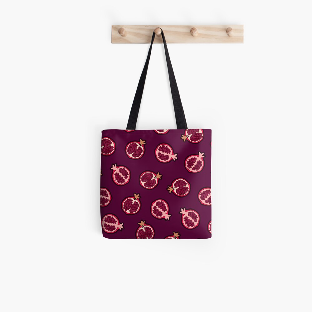 Pomegranate Pattern Tote Bag