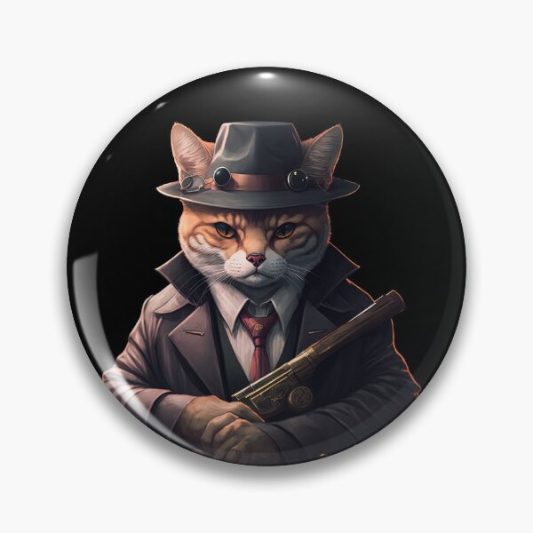 Item preview, Detective cat designed and sold by AnimalArtPhotos.