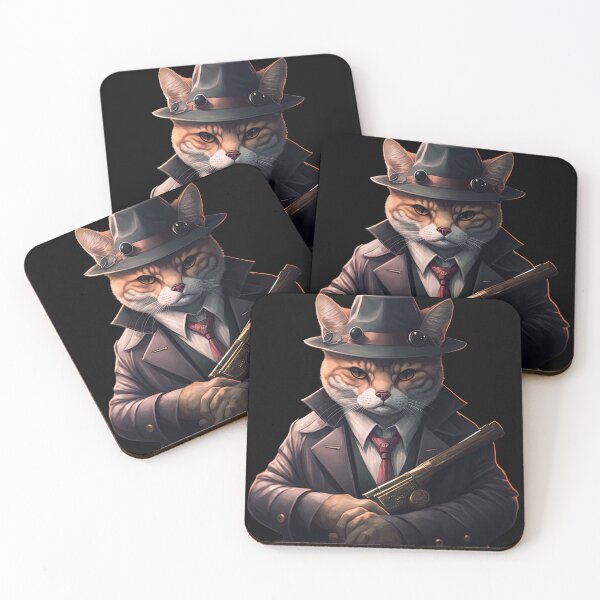 Item preview, Detective cat designed and sold by AnimalArtPhotos.