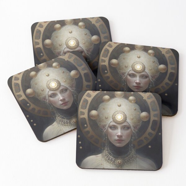 Item preview, Enlightened Blonde Empress in Meditation  designed and sold by Susan  Gallagher.