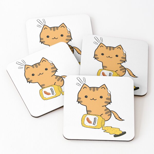 Item preview, Cute Orange Cat Spilled mustard  designed and sold by Pet Station.