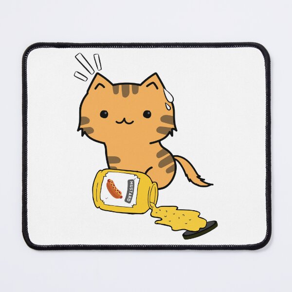 Item preview, Cute Orange Cat Spilled mustard designed and sold by Pet Station.