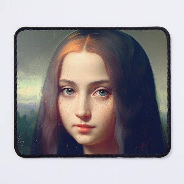 Aperçu de l'œuvre Monalisa moderne créée et vendue par WMartcraft.