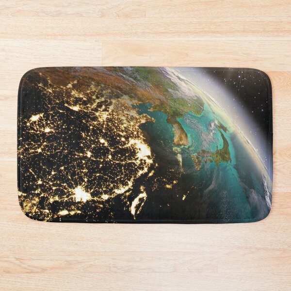 Item preview, Planet Earth night and sunrise designed and sold by professorguru.