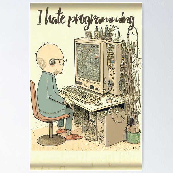Artikel-Vorschau von Ich hasse Programmieren, designt und verkauft von The-Dark-Art.