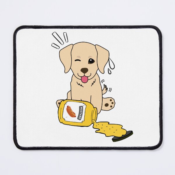 Item preview, Cute Retriever Spilled mustard  designed and sold by Pet Station.