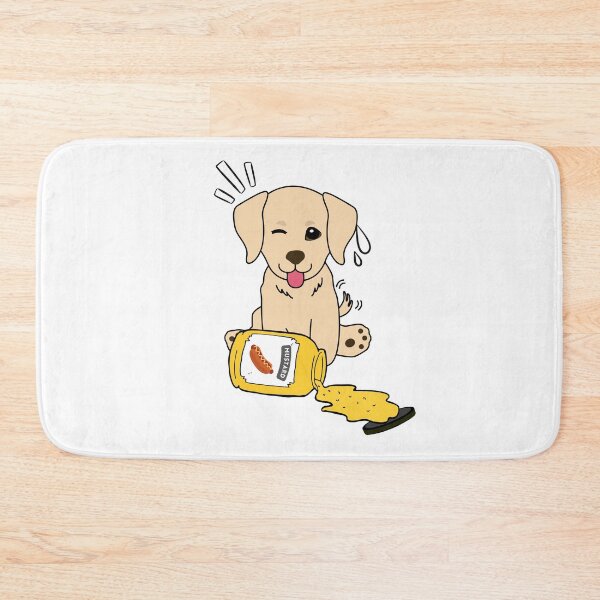Item preview, Cute Retriever Spilled mustard  designed and sold by Pet Station.