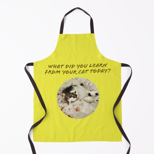 Item preview, What did you learn from your cat today? designed and sold by TechLaughs.