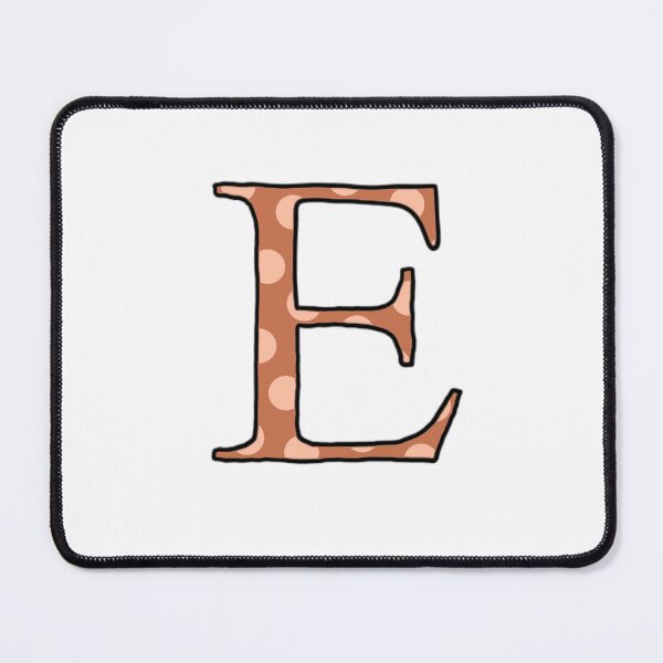 Artikelvorschau, Orange Tupfen - Buchstabe E, griechischer Buchstabe Epsilon entworfen und verkauft von 618LexaR.