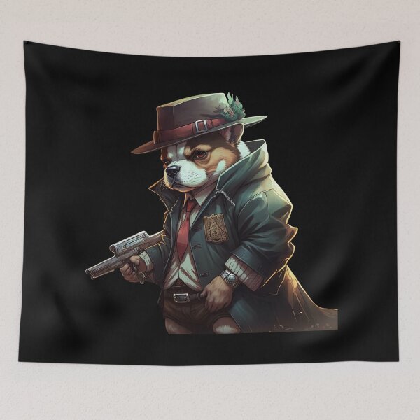 Item preview, Detective dog designed and sold by AnimalArtPhotos.