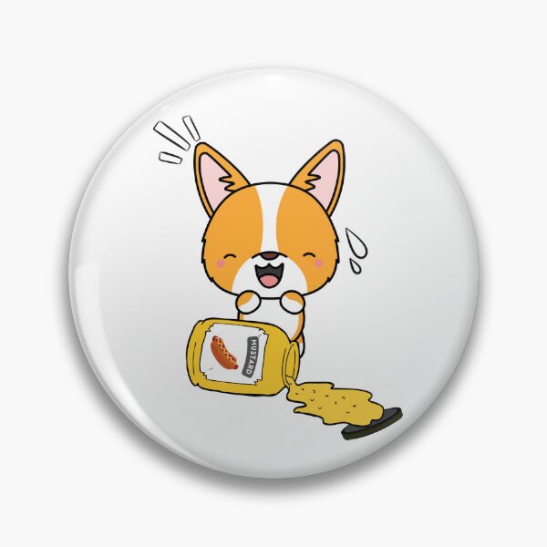 Item preview, Cute Corgi Spilled mustard  designed and sold by Pet Station.