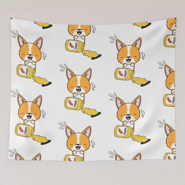 Item preview, Cute Corgi Spilled mustard  designed and sold by Pet Station.
