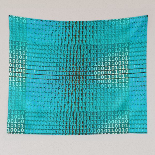 Item preview, Binary Numbers, Computer Talk, Light Blue designed and sold by Paul Thompson Photography.