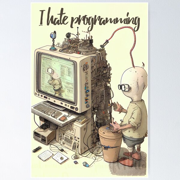 Artikel-Vorschau von Ich hasse Programmieren, designt und verkauft von The-Dark-Art.