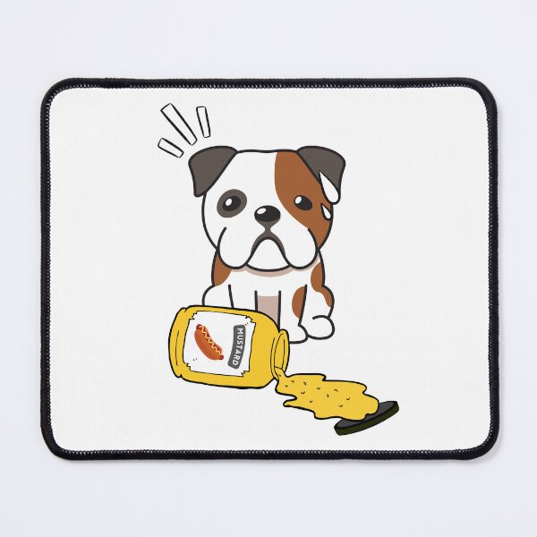 Item preview, Cute Bulldog Spilled mustard  designed and sold by Pet Station.