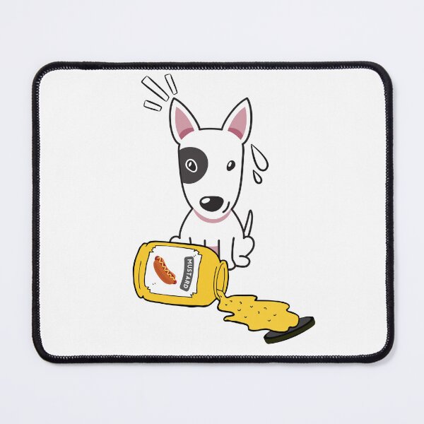 Item preview, Cute Bull Terrier Spilled mustard  designed and sold by Pet Station.