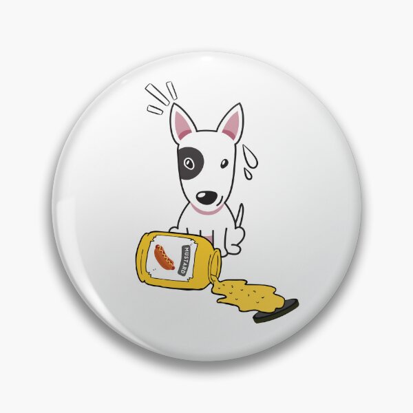 Item preview, Cute Bull Terrier Spilled mustard  designed and sold by Pet Station.