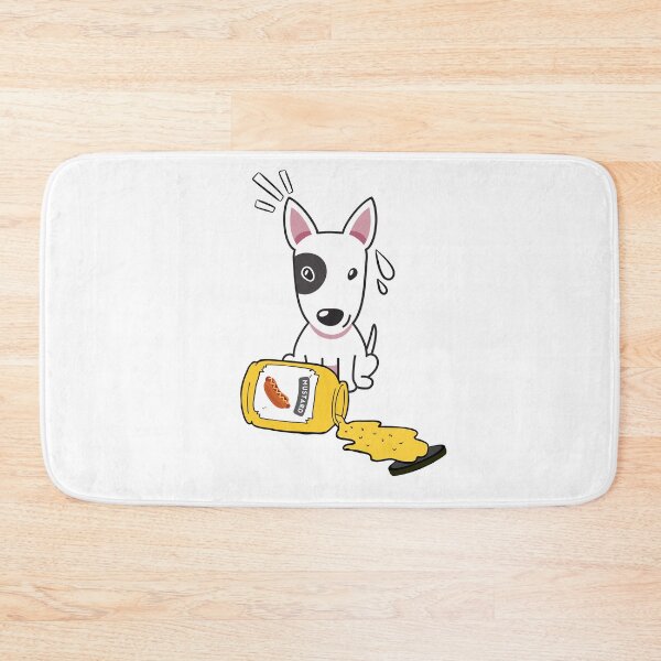 Item preview, Cute Bull Terrier Spilled mustard  designed and sold by Pet Station.