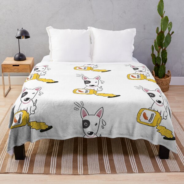 Item preview, Cute Bull Terrier Spilled mustard  designed and sold by Pet Station.