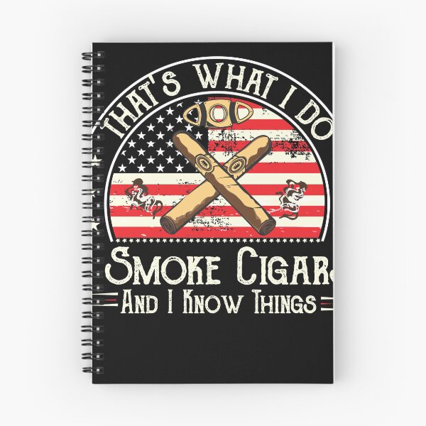 Item preview, That's What I Do I Smoke Cigars And I Know Things gift American Flag Shirt, Vintage Lover  designed and sold by mohmmed22.