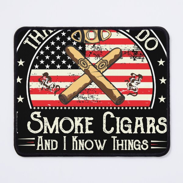Item preview, That's What I Do I Smoke Cigars And I Know Things gift American Flag Shirt, Vintage Lover  designed and sold by mohmmed22.