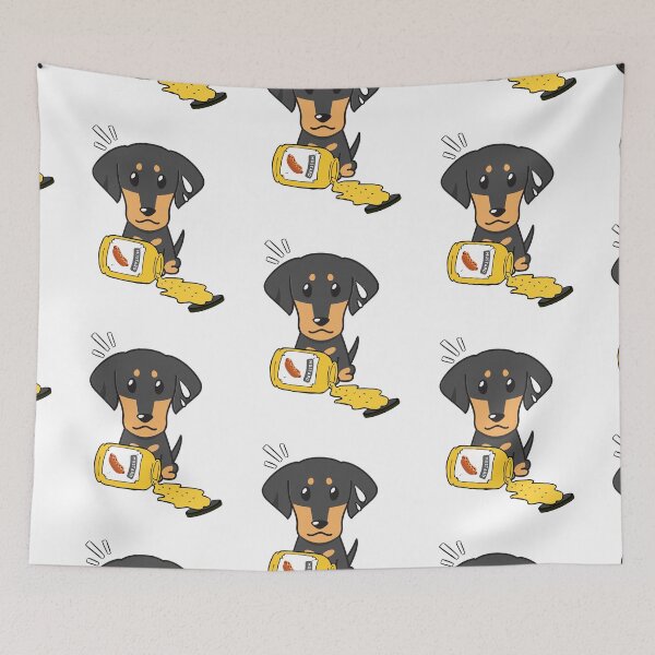 Item preview, Cute Dachshund Spilled mustard  designed and sold by Pet Station.