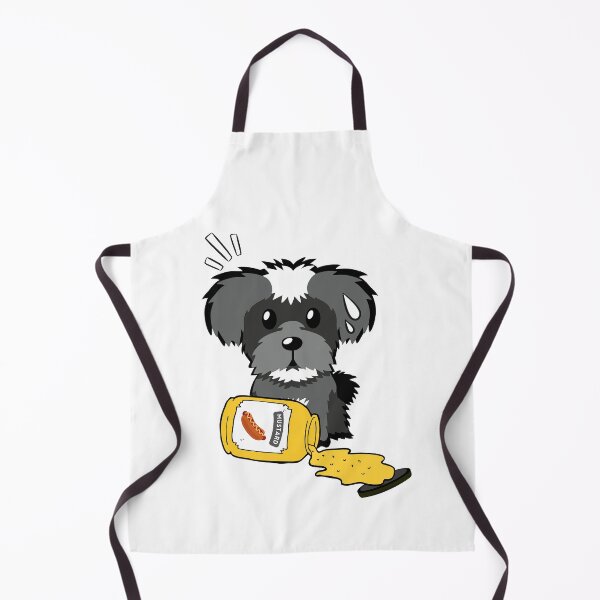 Item preview, Cute Schnauzer Spilled mustard designed and sold by Pet Station.