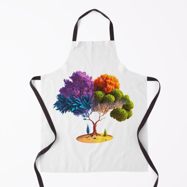 Item preview, Colourful Tree in Fibonacci Design for Fashion Accessories and Home Decor Style designed and sold by RAGANADesign.